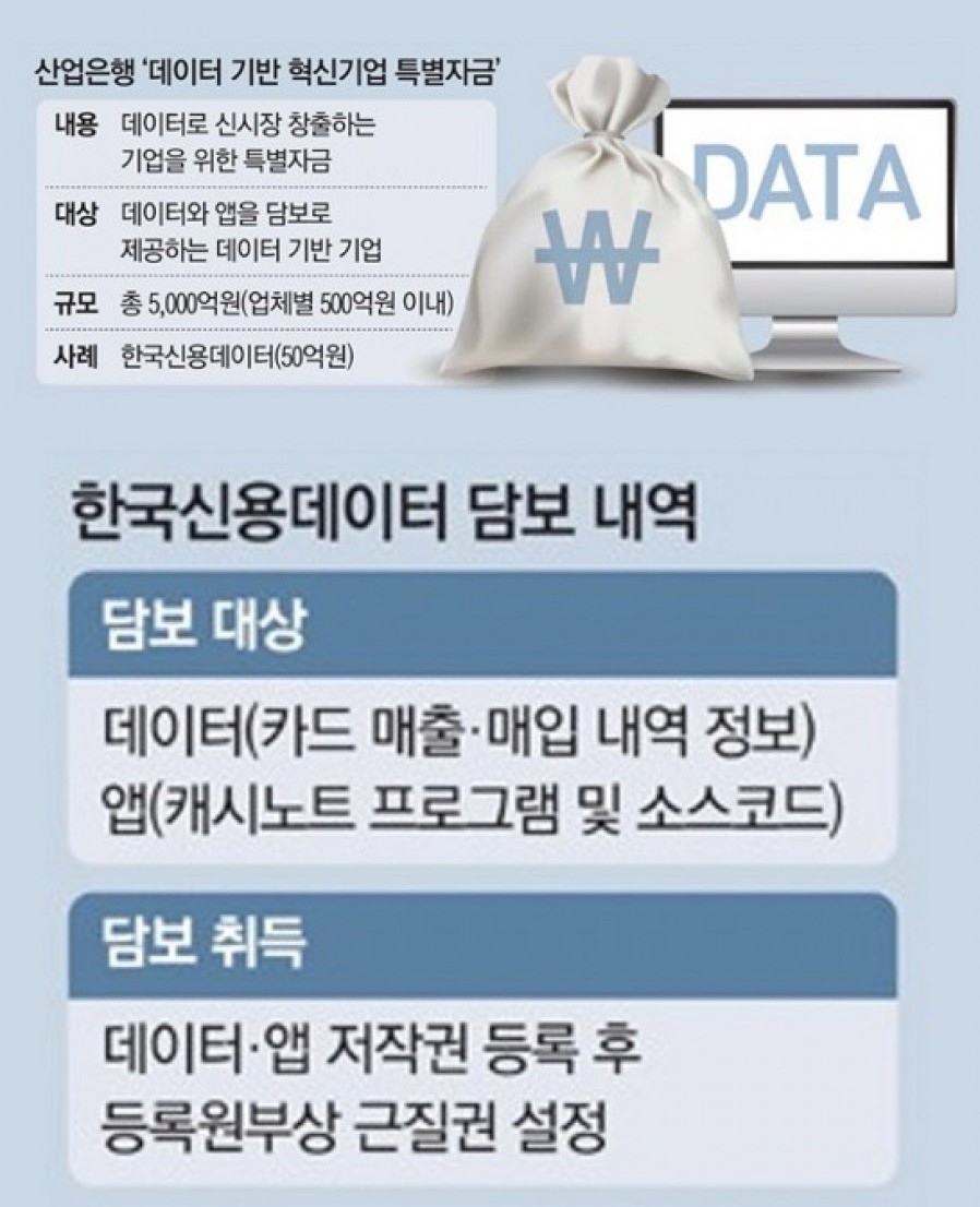 [한국신용데이터] 어! 데이터담보로 기업대출 진짜 되네